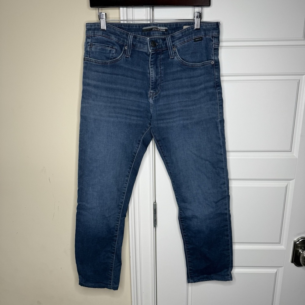 Mavi Jeans Jake Slim Leg Blue Faded Dark Wash Stretch Denim Men's Size 33/27